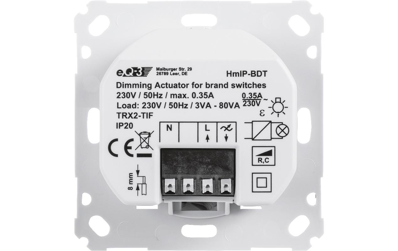 Smart Home Funk-Dimmaktor für MarkenschalterDimmaktor – HmIP-BDT