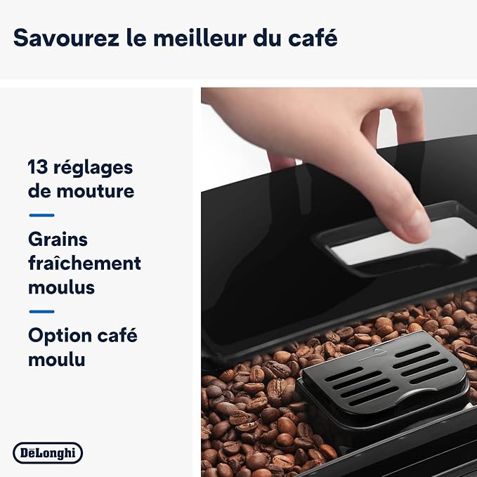 Machine à café De'Longhi Magnifica S Bean ECAM22.110.B, noir