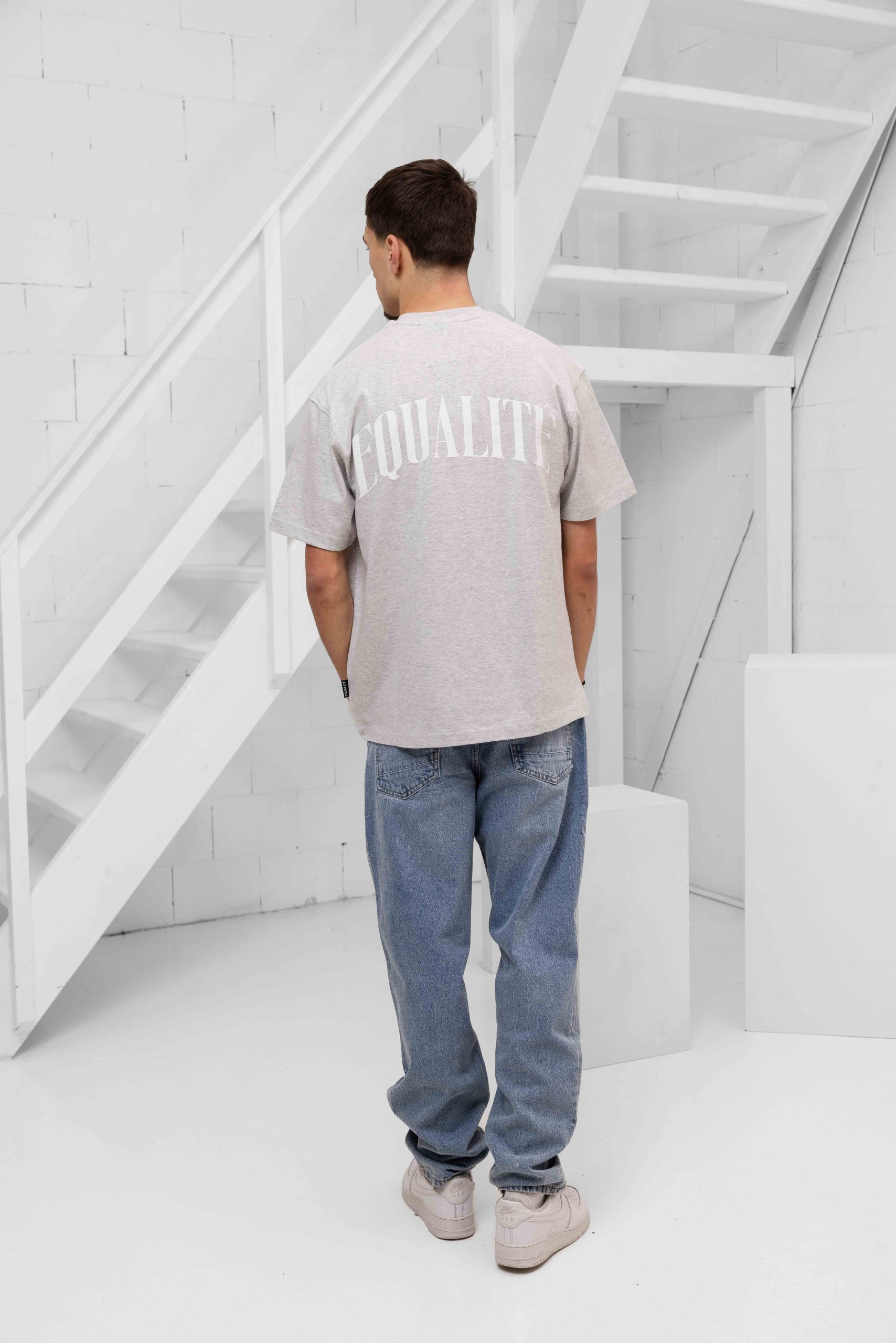 Equalité Oliver T-Shirt Heren Grijs