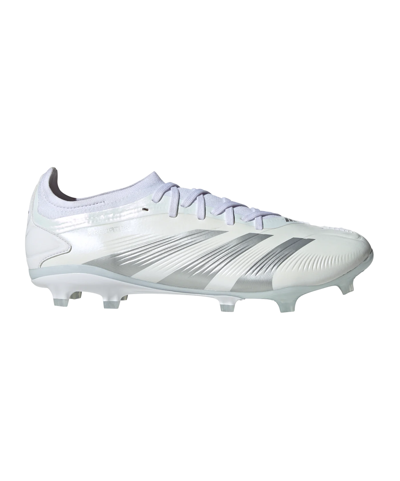 adidas Predator Pro FG Pearlized Weiss Silber Weiss