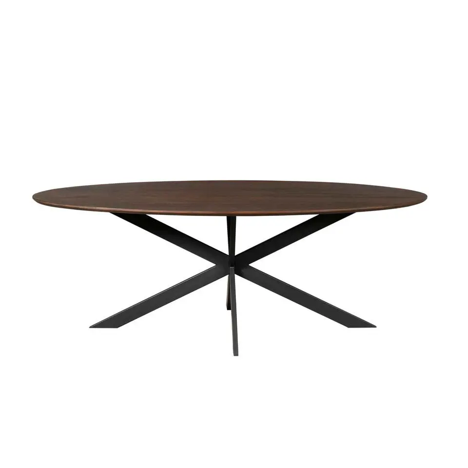 Eettafel Ovaal Bruin Hout - 280x120x76cm - Ferris