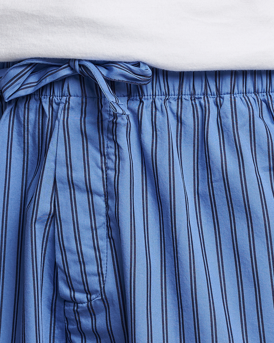 Tekla Poplin Pyjama Shorts Boro Stripes