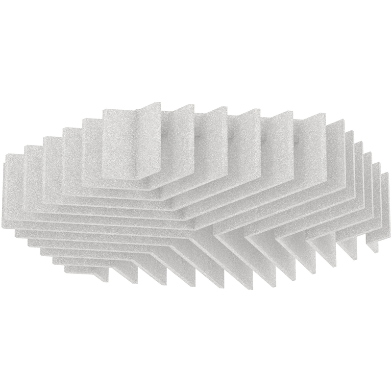 Suono Akustik-Deckenelement suonoCLOUDS Star, 79 x 91 cm, weiss