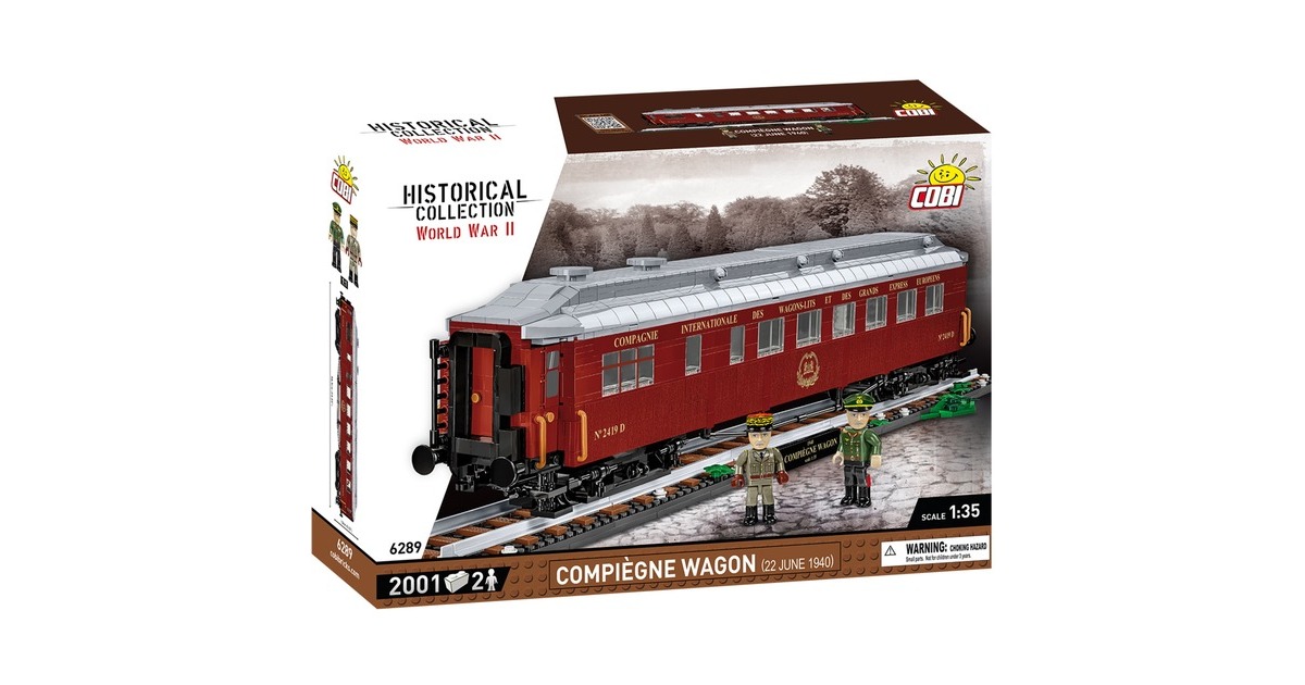 COBIHistorical Collection - Compiègne Wagon (22 June 1940) Constructiespeelgoed