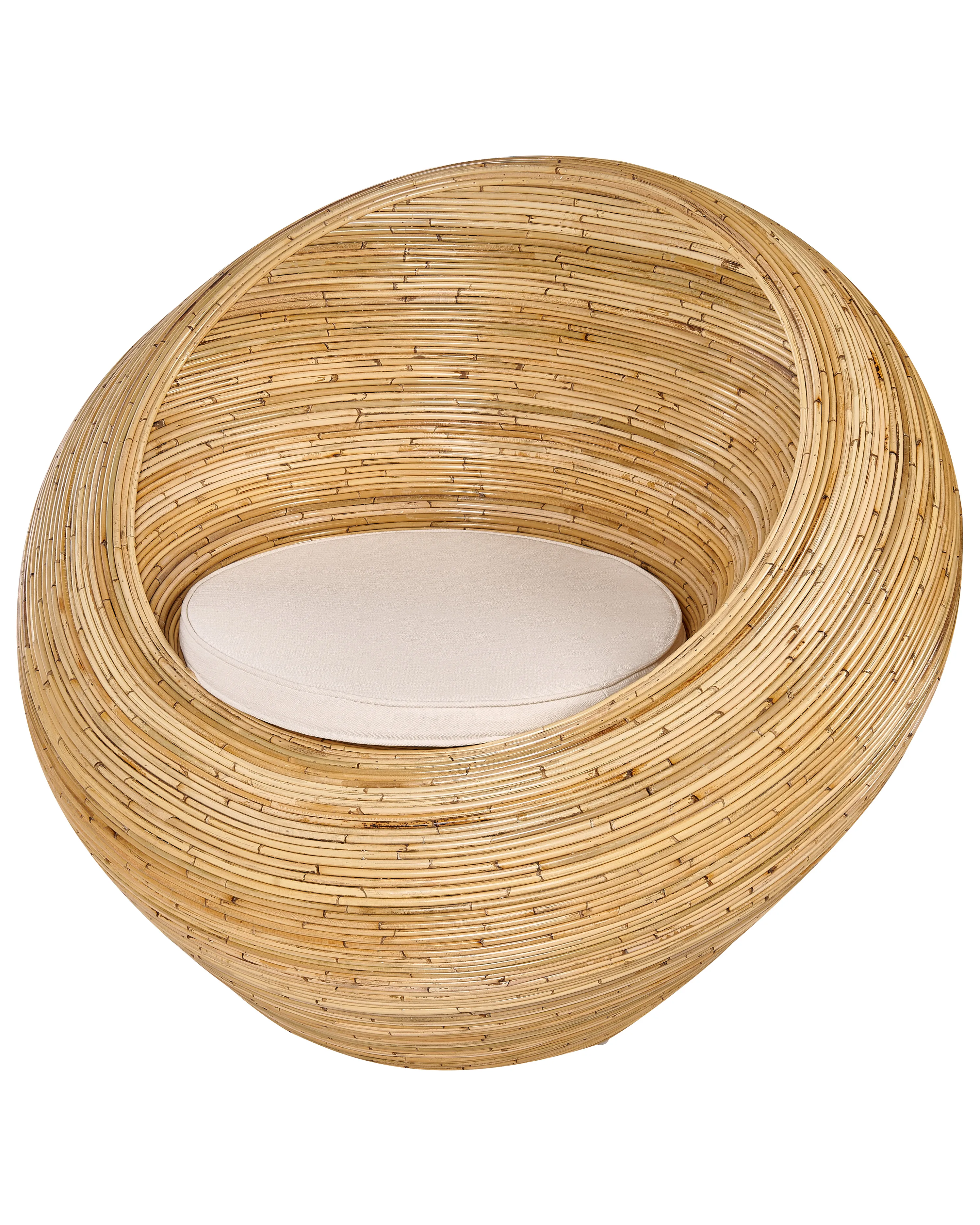 Set van 2 tuinfauteuils MAIORI Rotan Natuurlijk