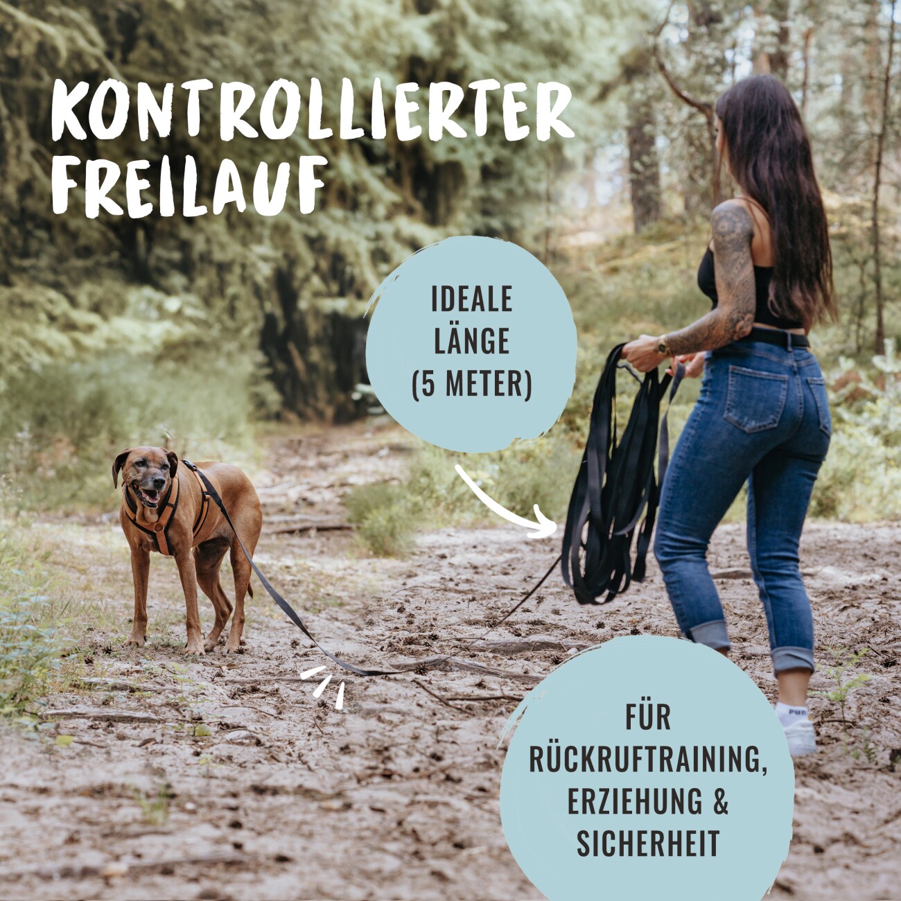 Rudelkönig Schleppleine 5 m
