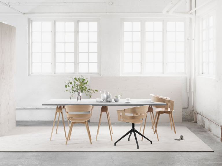 Design House Stockholm Wick Wood stoel eiken