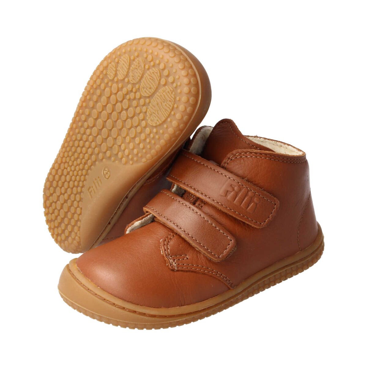 MB4213-W9 chestnut SOFT-FEET BIO nappa wool velcro Weite/M