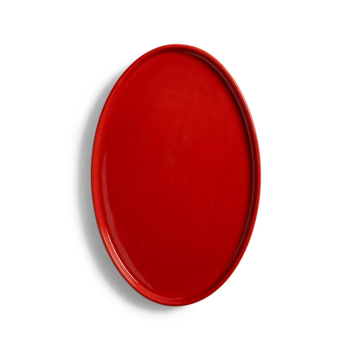 &klevering - Chiquito Tablett, 27 x 17.5 cm, rot