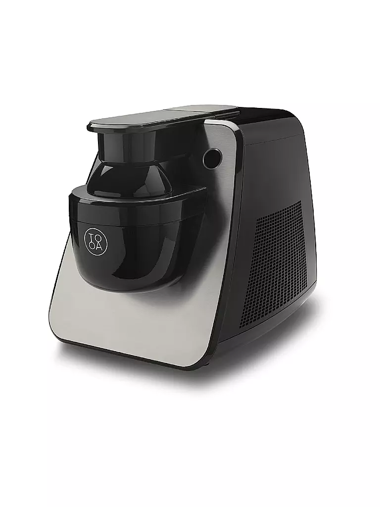 TOOA Eismaschine MILANO NOIR Black / Inox schwarz