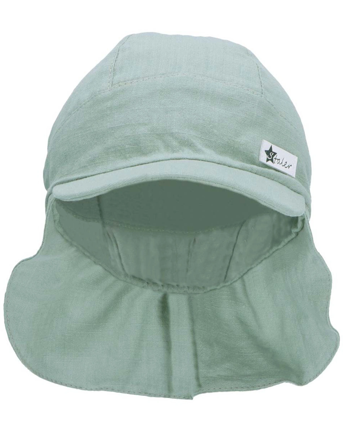 Schirmmütze COTTON mit Nackenschutz in grün
