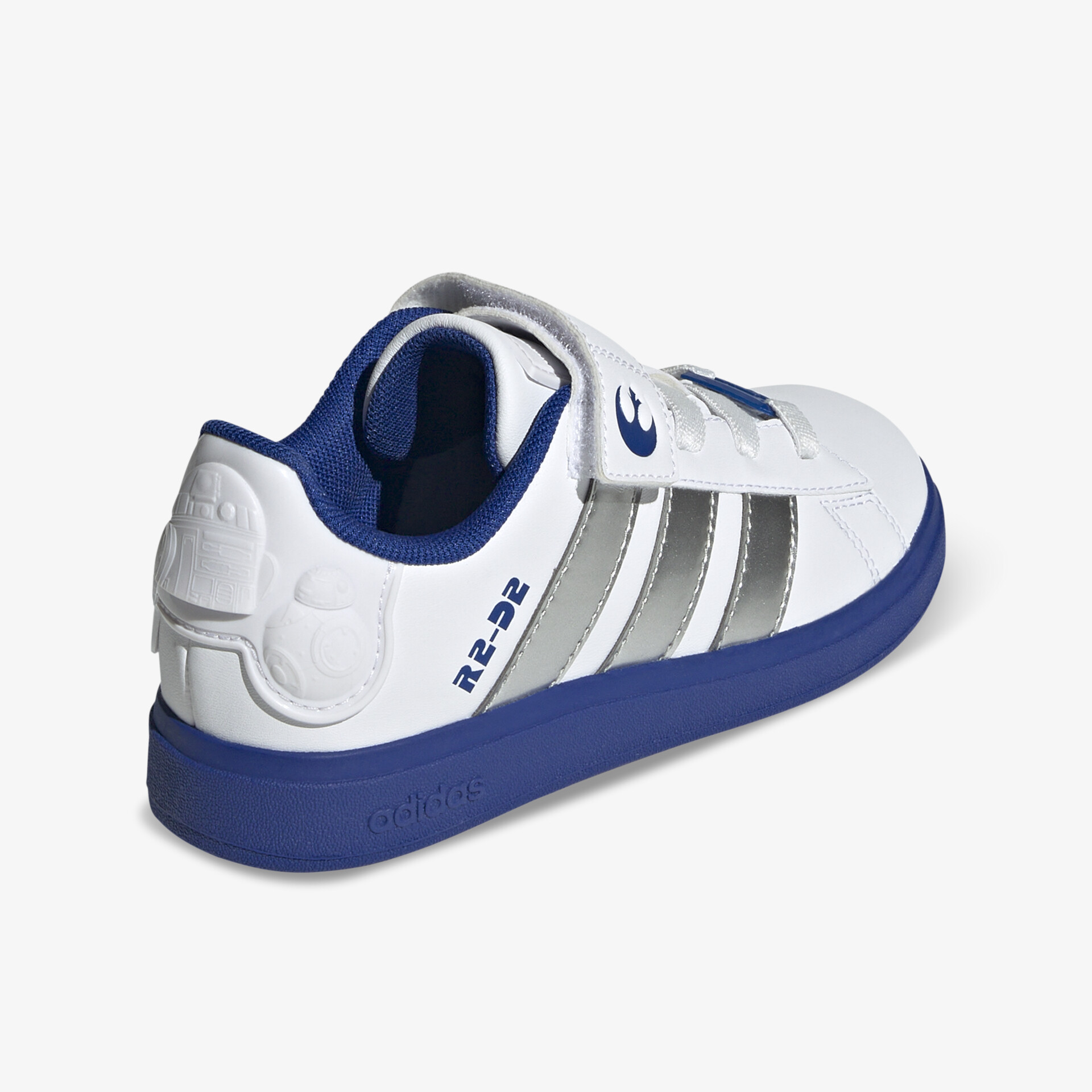 adidas DROIDS Grand Court 2.0 EL C Kinder Sneaker Low silber