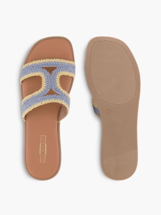 5th Avenue Pantolette Blau