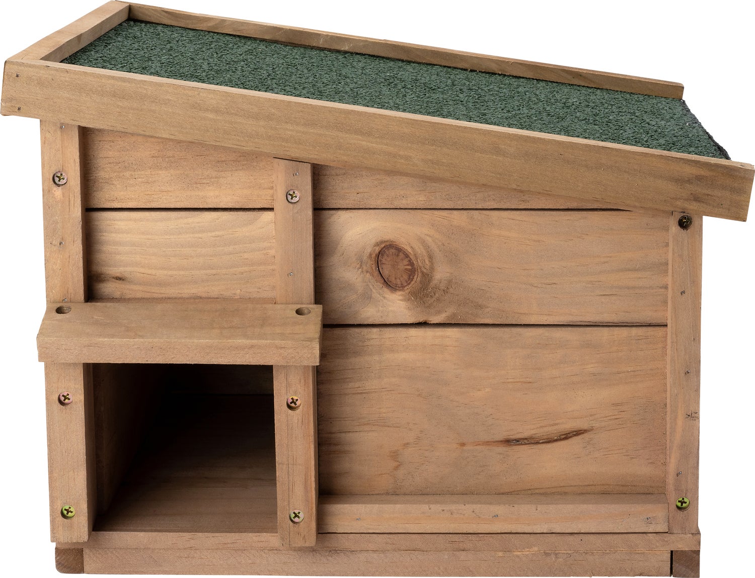 Intratuin egelhuis Ebby naturel / groen 35 x 27 x 41 cm
