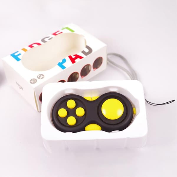 Fidget Spinner Relaxation Pill Joystick med nøkkelring - Nebula