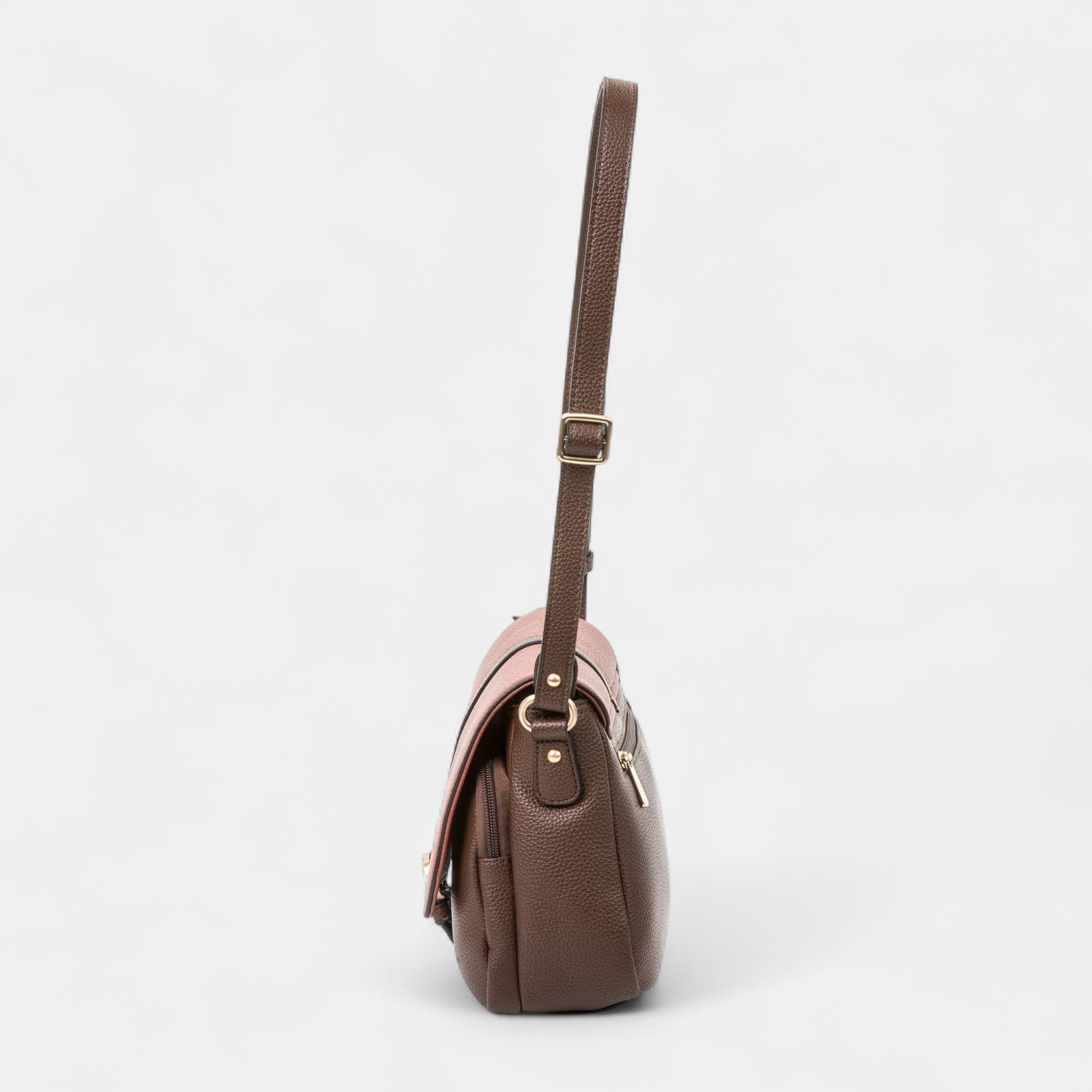 Sac bandoulière marron