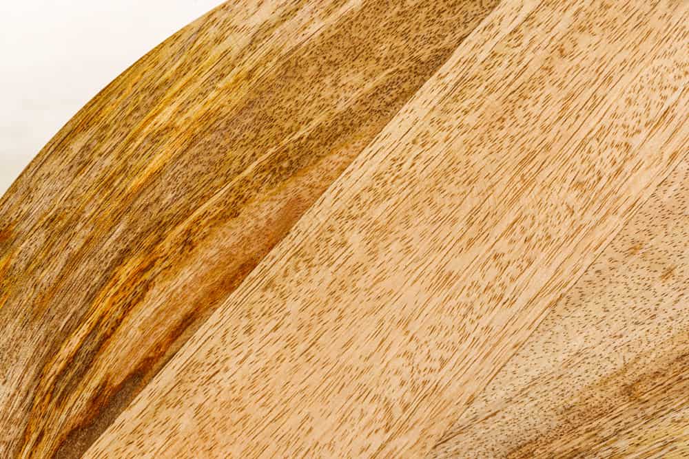 Handgearbeiteter Beistelltisch SIMPLY CLEVER 60cm natur Mangoholz mit Griff