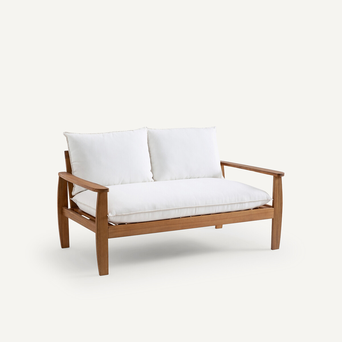 AM.PM<br>Sofá em acácia, 2 lugares Nellia