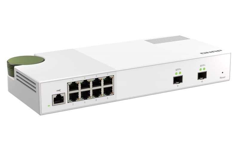 QSW-M2108-2S Web Managed Switch 10 Port<br>10GbE und 2.5GbE Layer 2 Web Managed Switch der Einstiegsklasse für den Einsatz in KMU-Netzwerken