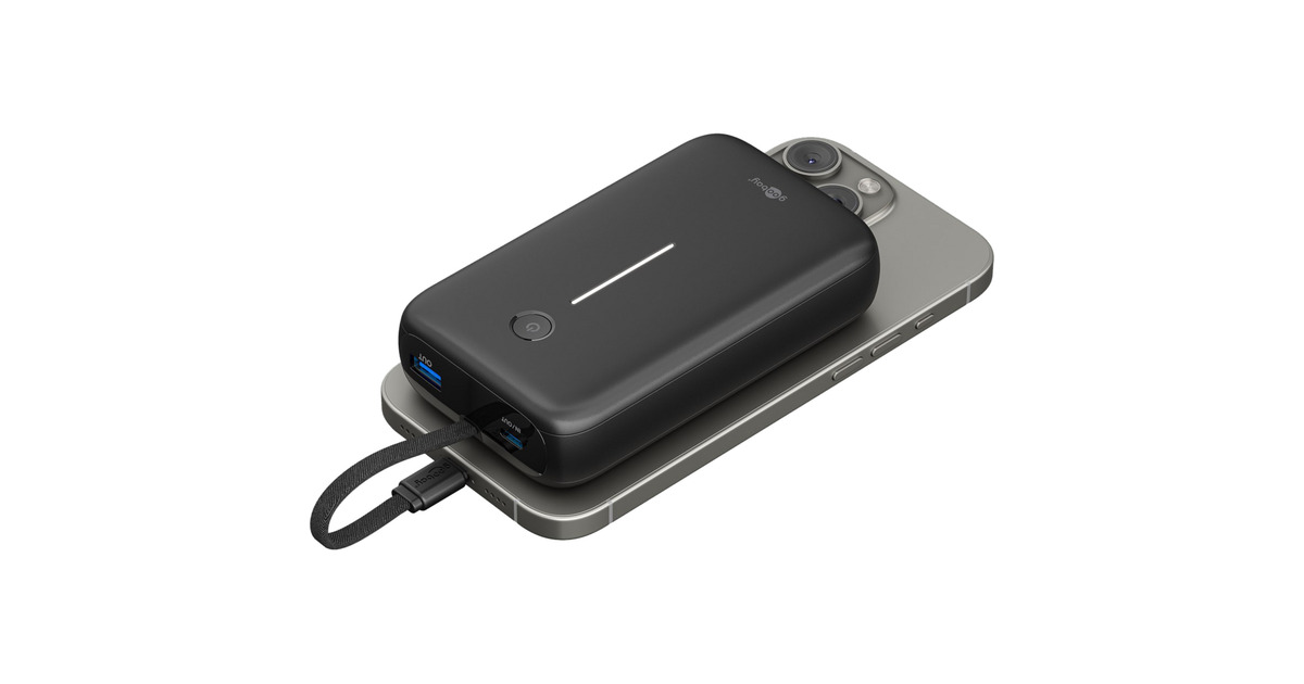 goobayPowerbank 20.000 mAh - 30W  (Zwart, USB-C PD)