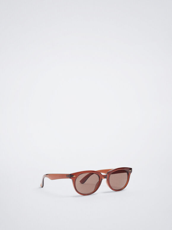 Gafas De Sol Redondas - Marrón