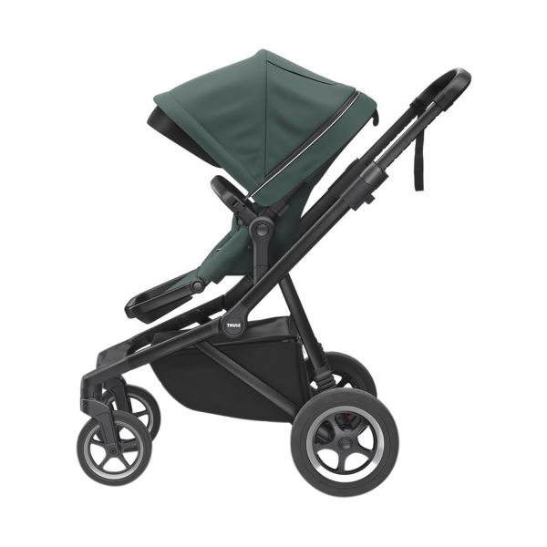 Thule Sleek Kinderwagen - Soft Green On Black