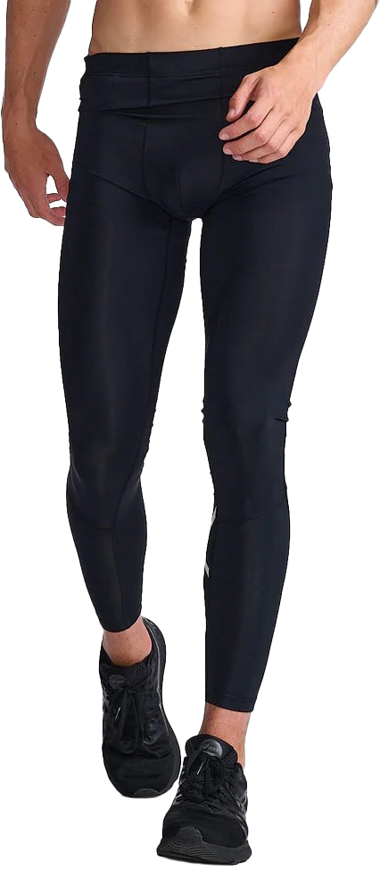 Aero Compression Tights Herre BLACK/SILVER REFLECTIVE