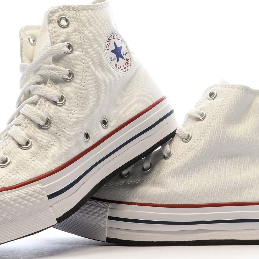 Converse Baskets Blanches à Plateforme Femme Converse All Star High