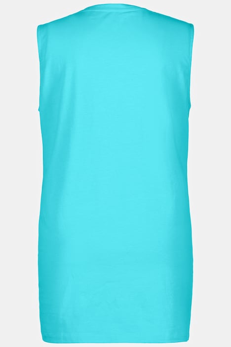 Longtop, Classic Fit, Carree-Ausschnitt, ärmellos