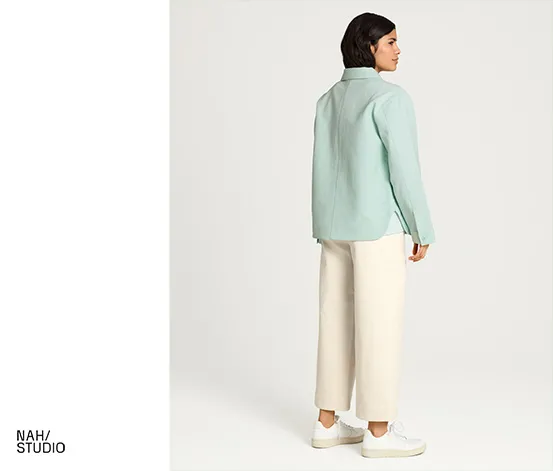 NAH/STUDIO Blusenjacke | recycelte Baumwolle