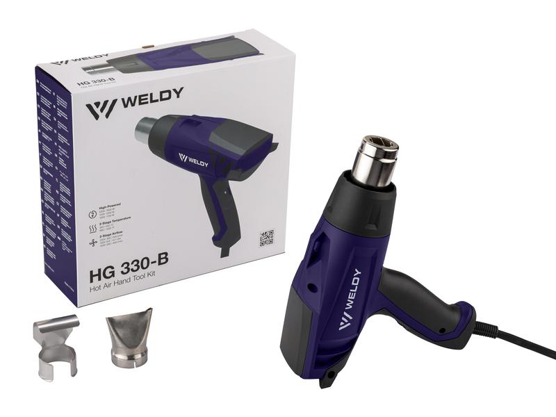 Weldy Heissluftgebläse HG 330-B Universal Set Kompaktes Heissluftgebläse von Weldy