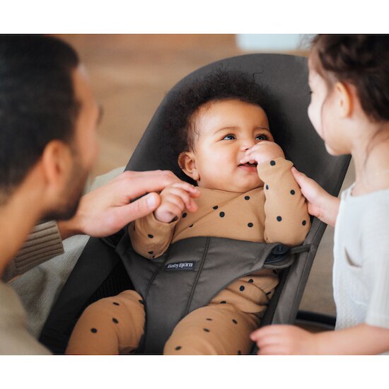 Transat Balance Soft Tri-Fab   Anthracite        de               BabyBjörn