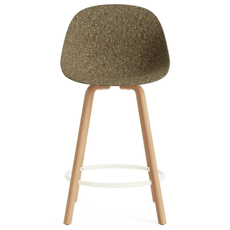 Normann Copenhagen Mat Chair stoel barkruk 65 cm beuken Cream/Hemp