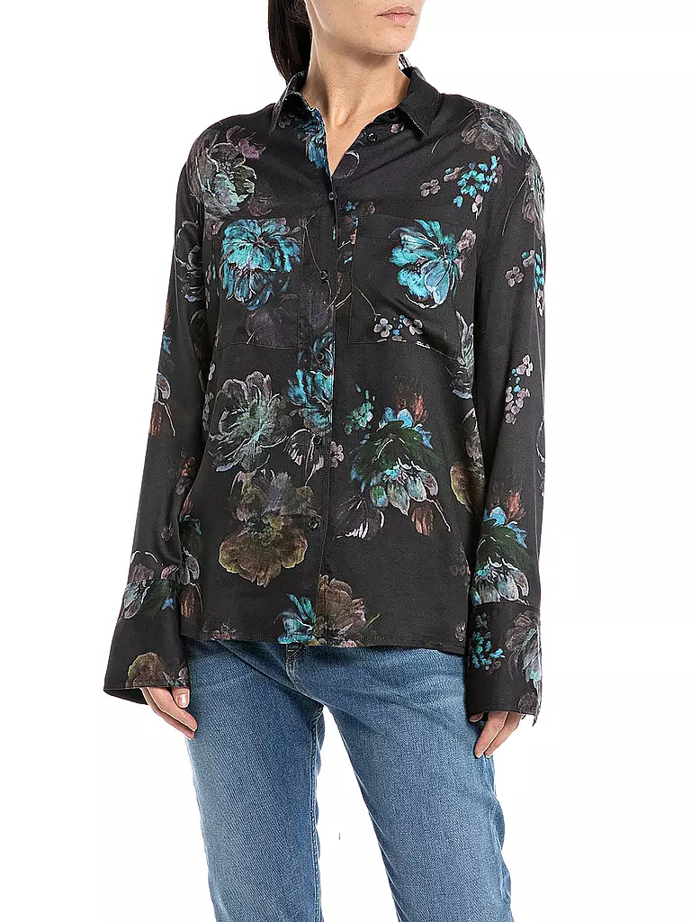 REPLAY Bluse  schwarz