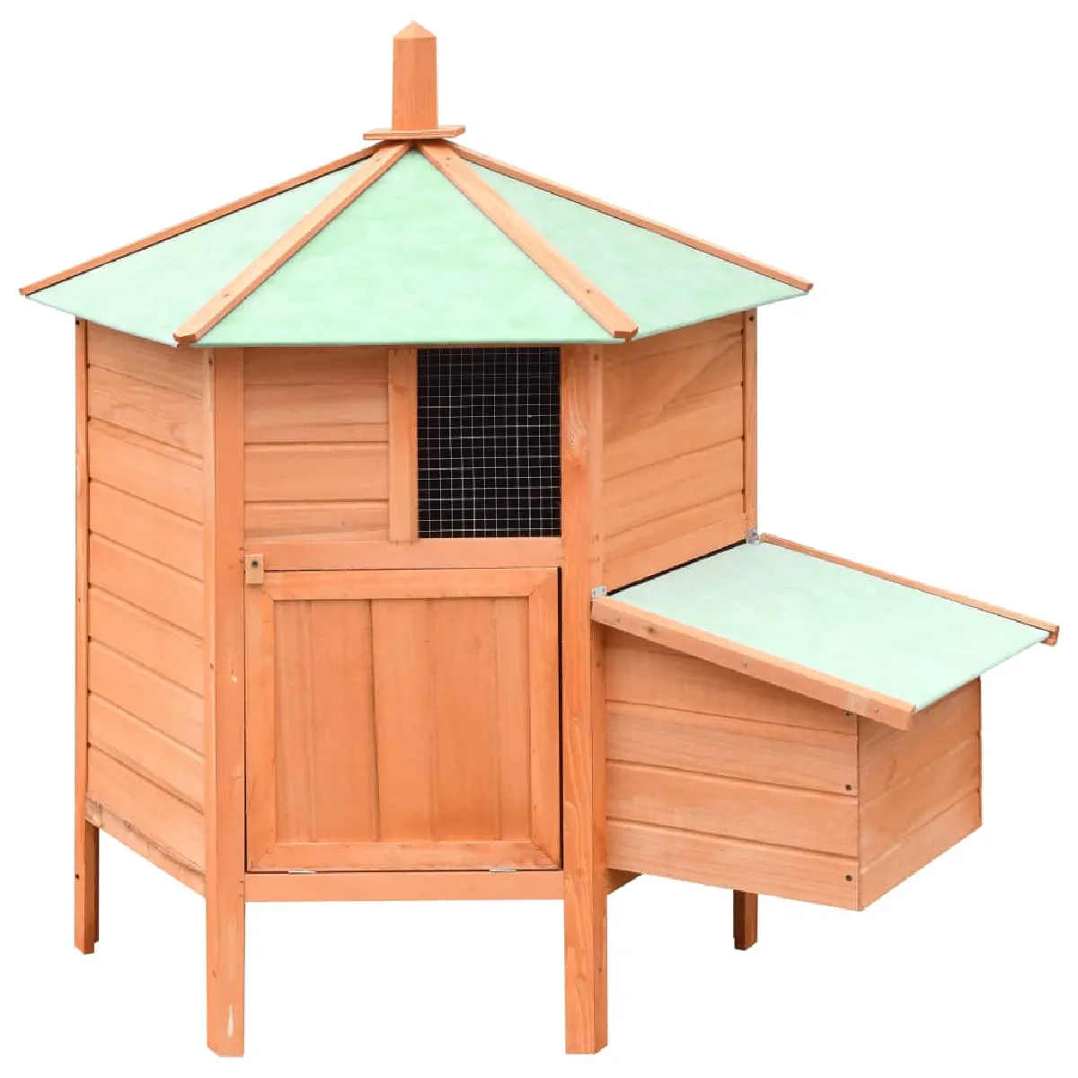 VidaXL Poulailler - Bois de pin et sapin