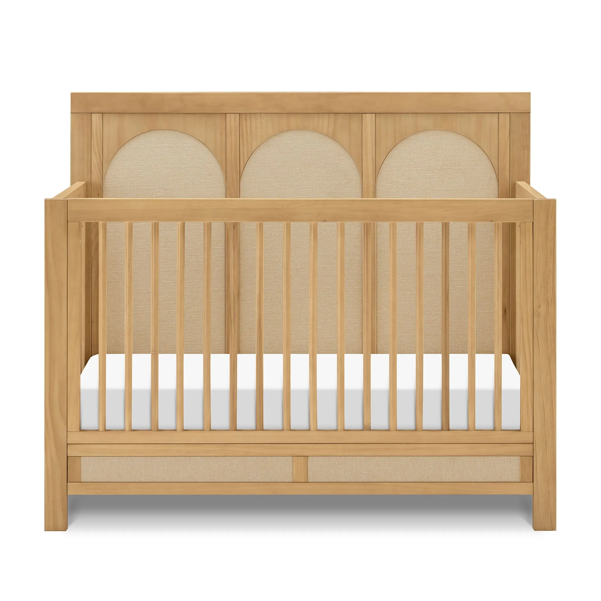 DaVinci Couchette Convertible 4-en-1 Eloise - Miel et Tissu Eco-Weave