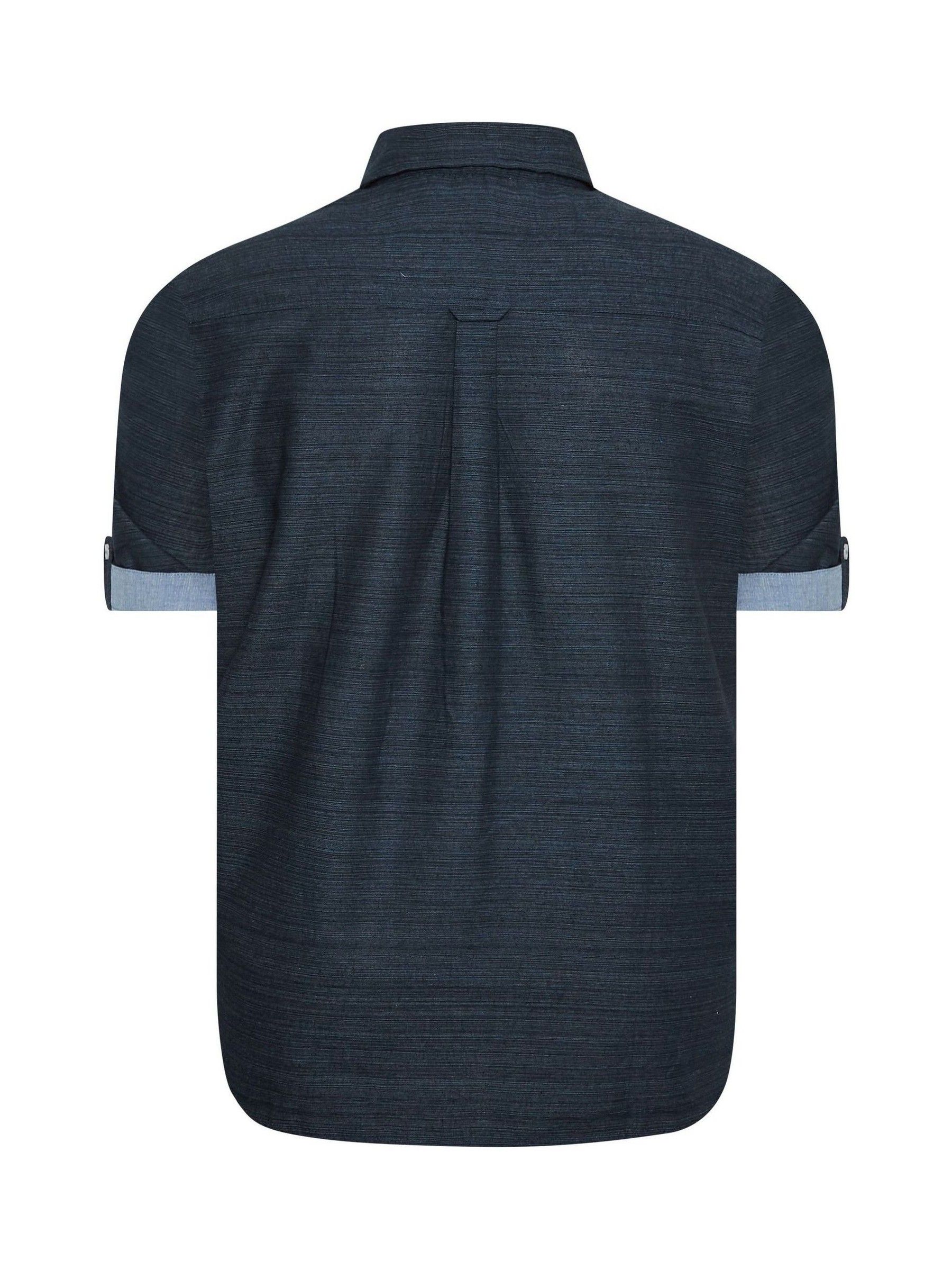 Blauw - BadRhino Big & Tall 100% Cotton Slub Shirt