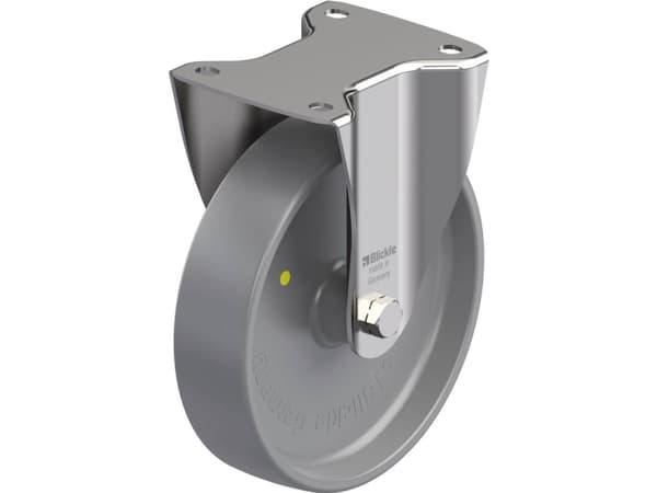 Blickle 680686 BX-PO 200G-ELS Fast hjul i rustfrit stål Hjuldiameter: 200 mm Bæreevne (maks.): 400 kg 1 stk