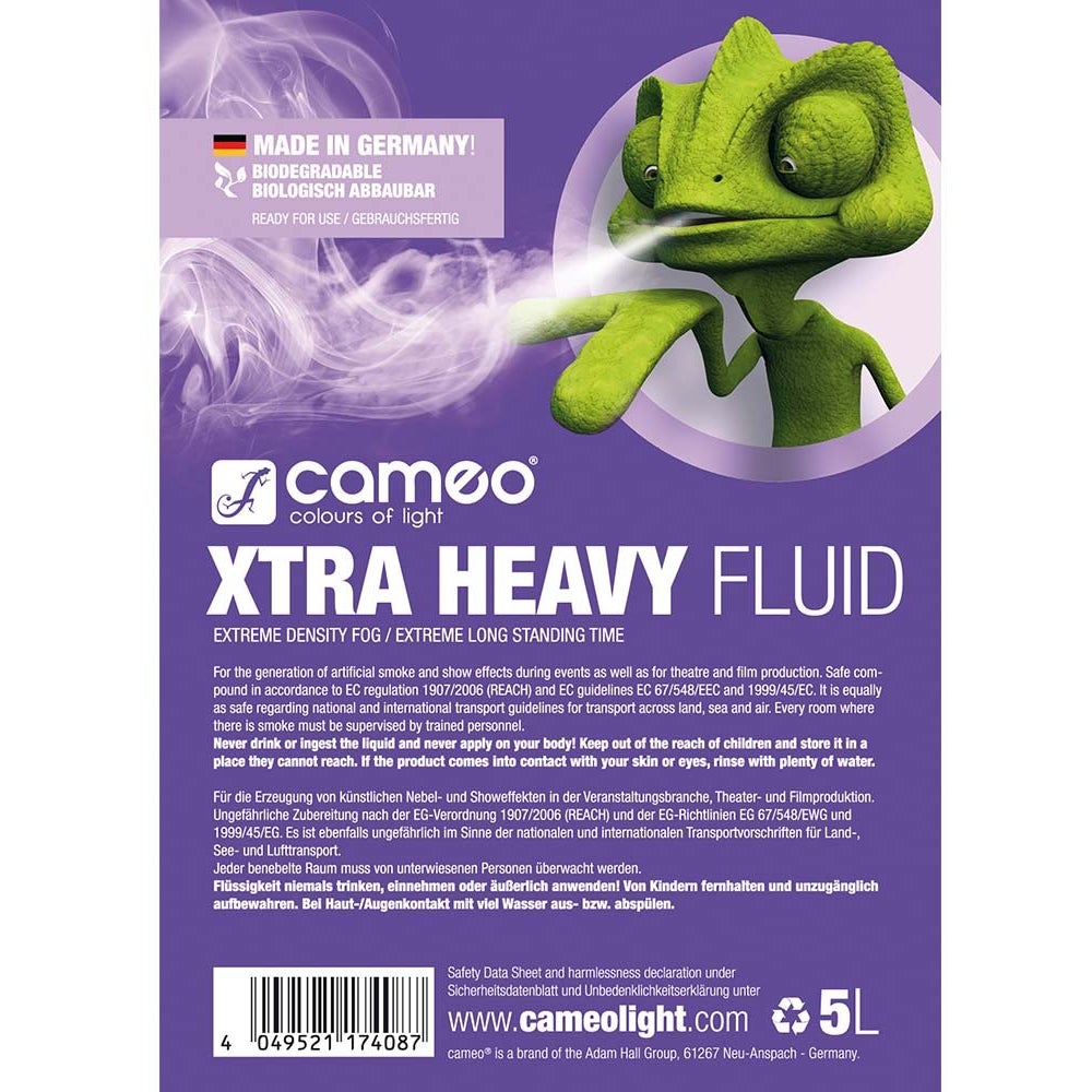 Cameo XTRA HEAVY FLUID 5L rookvloeistof