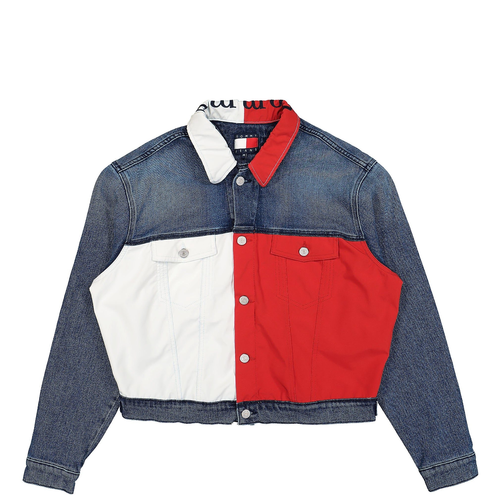 Tommy Jeans<br>TJCU Crop Flag Trucker Jacket