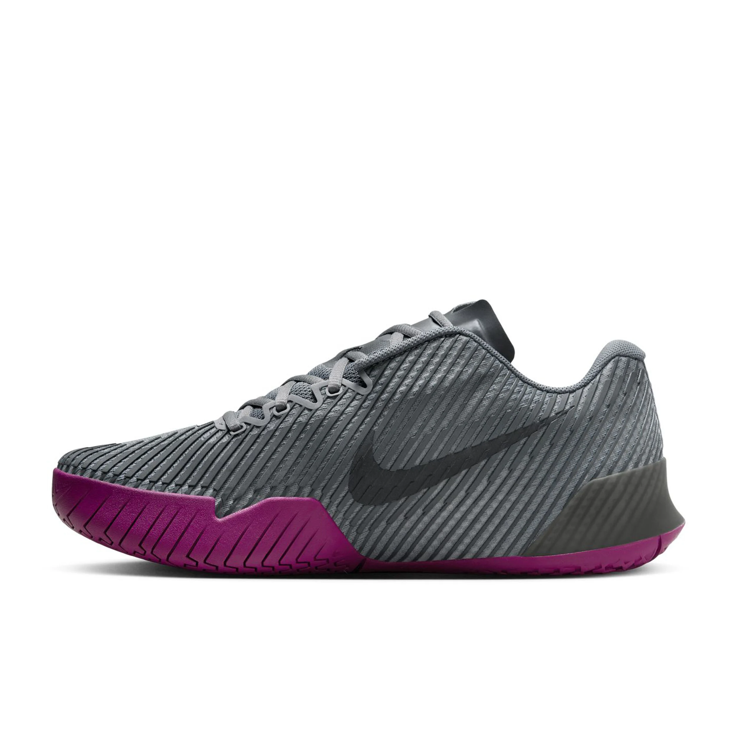 Nike Air Zoom Vapor 11 Chaussures Toutes Surfaces Hommes - Gris Clair , Berry