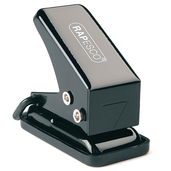 Perforateur 1 trou 15 Rapesco coloris noir