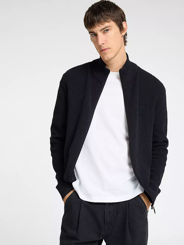 SELECTED Strickjacke SLHROSS grau
