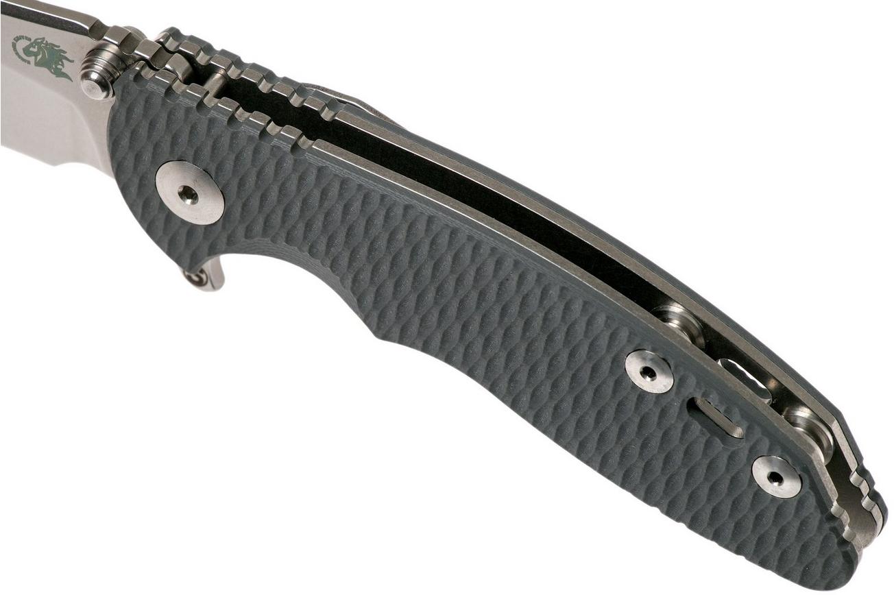 Rick Hinderer XM18 3” Skinny Slicer Linerlock, Grey G10 zakmes