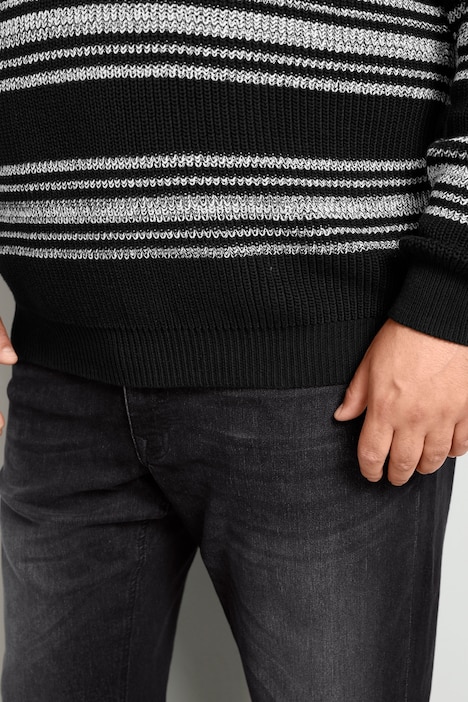 Boston Park Pullover, Bauchfit, Ringel, Rundhals, bis 80/82