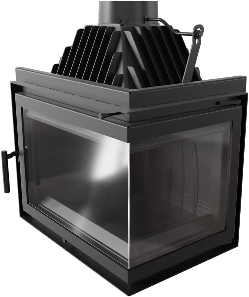 KRATKI Kaminofen aus Gusseisen SIMPLE rechts 15 kW Ø 200