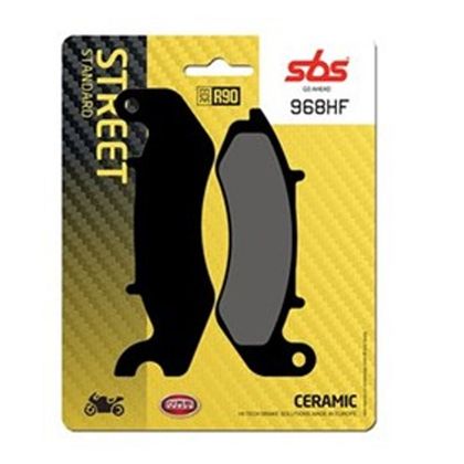 Plaquettes de freins SBS 968HF Organique avant/arrière