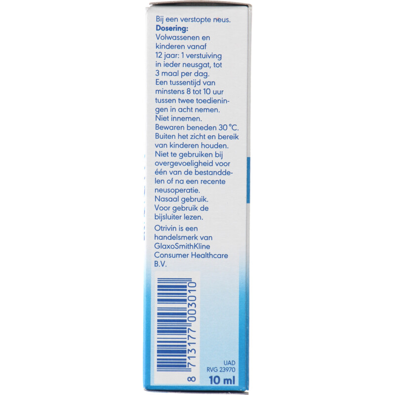 Otrivin XylometazolineHCI 1 mg/ml neusspray