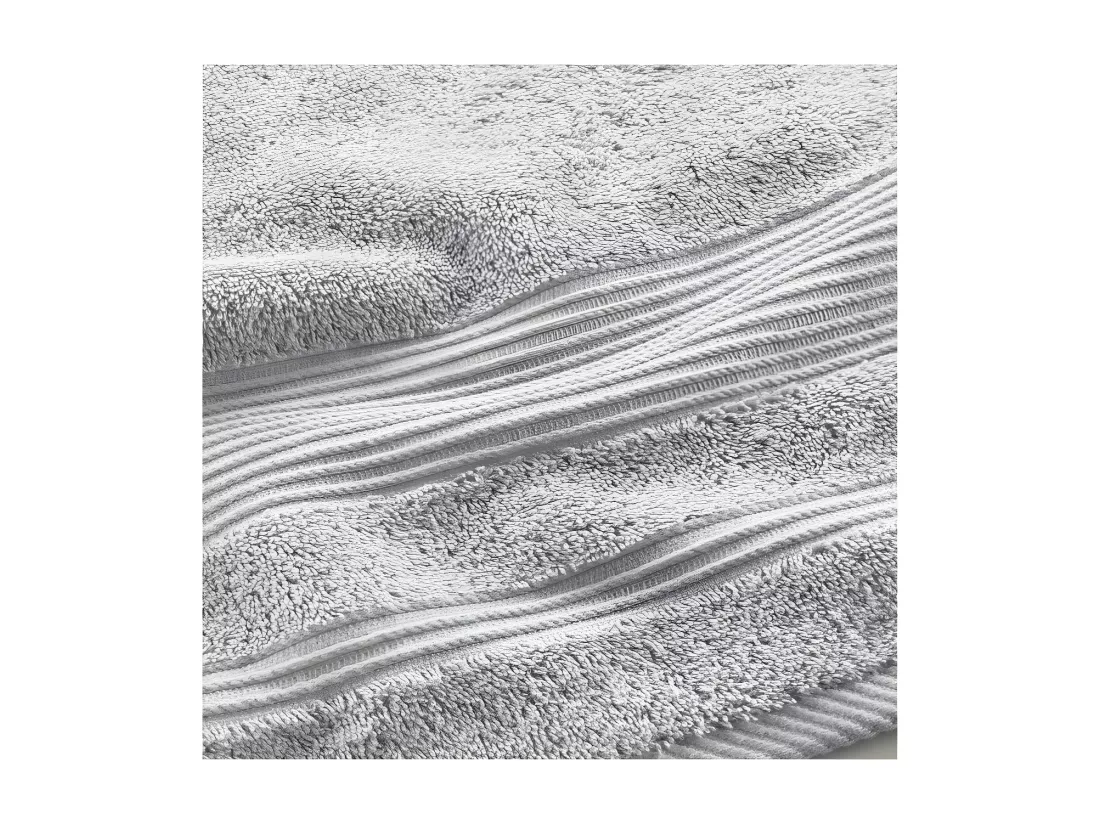 Drap de Bain 90 x 150 cm Tendresse Gris Perle - Eponge Unie