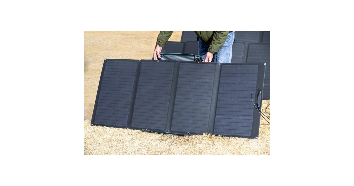 EcoFlow160W zonnepaneel  (Zwart)